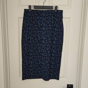Banana Republic Leopard Print Pencil Skirt